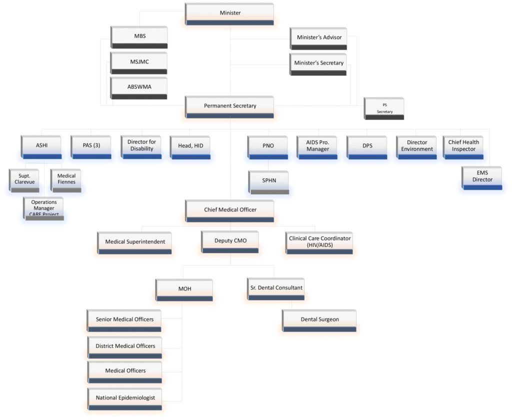 Ministry of Health Organisational Chart