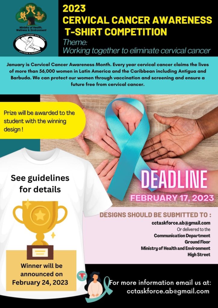 2023 Cervical Cancer Awareness T-Shirt Competition