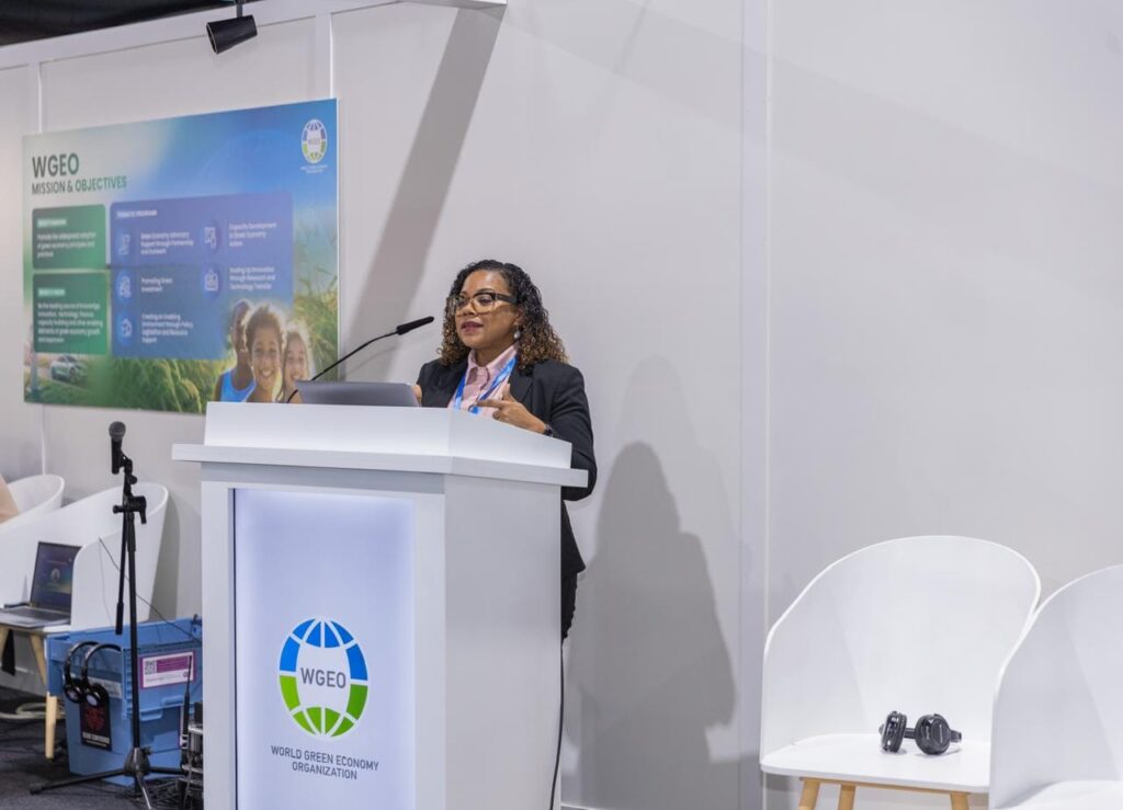 Climate Change Ambassador Ruleta Camacho Calls for Human Capital Investment in Green Economy