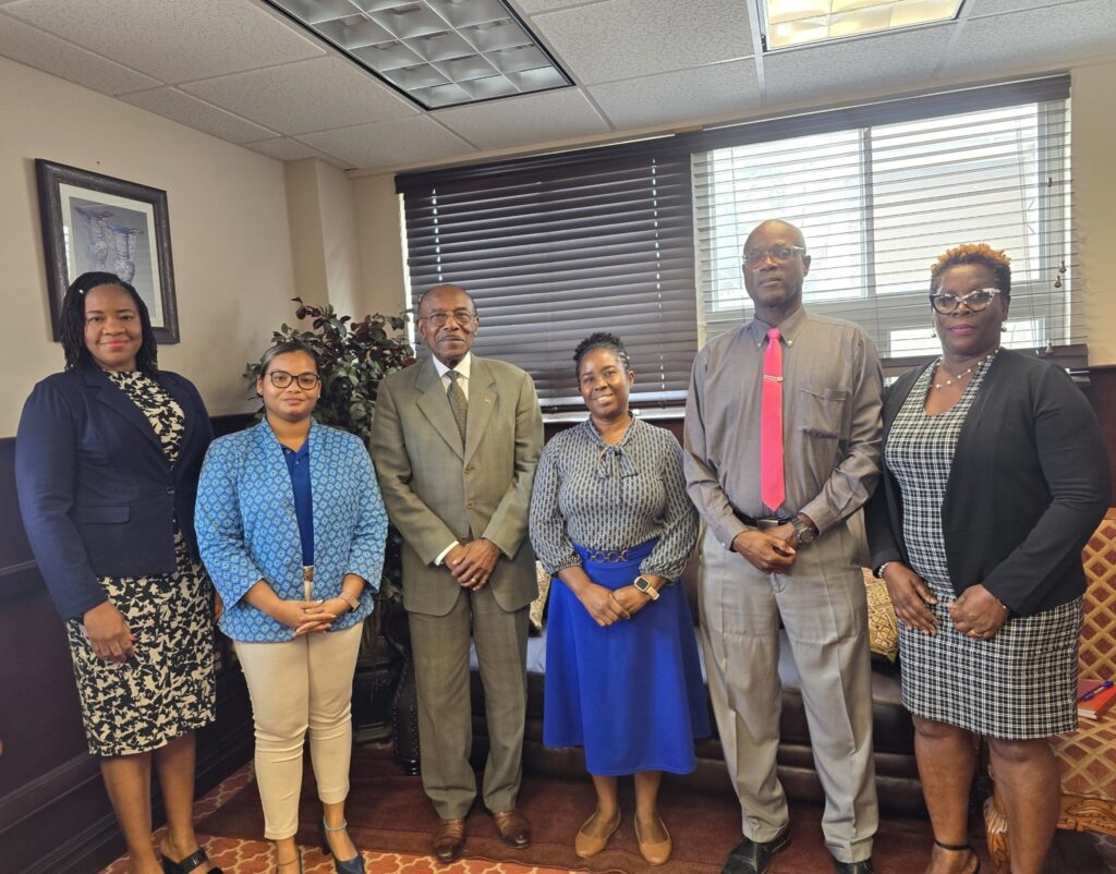 CARPHA Laboratory Technologist Pays Courtesy Call on Minister of Health