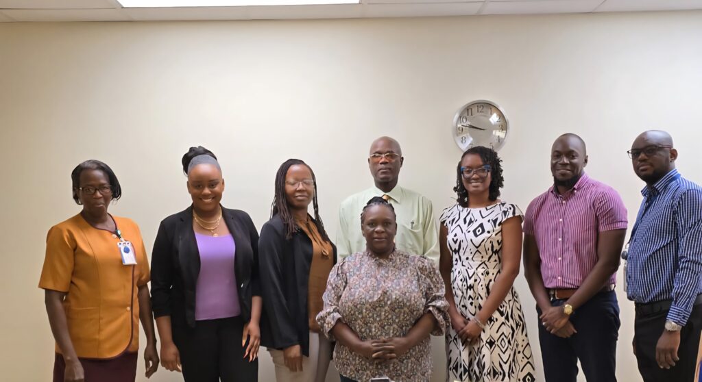 Permanent Secretary O'Keiffe meets Management of the Sir Lester Bird Medical Centre