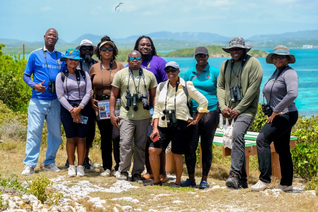 Permanent Secretary Joins EAG for  Guided Tour of Antigua Racer Snake Conservation Project