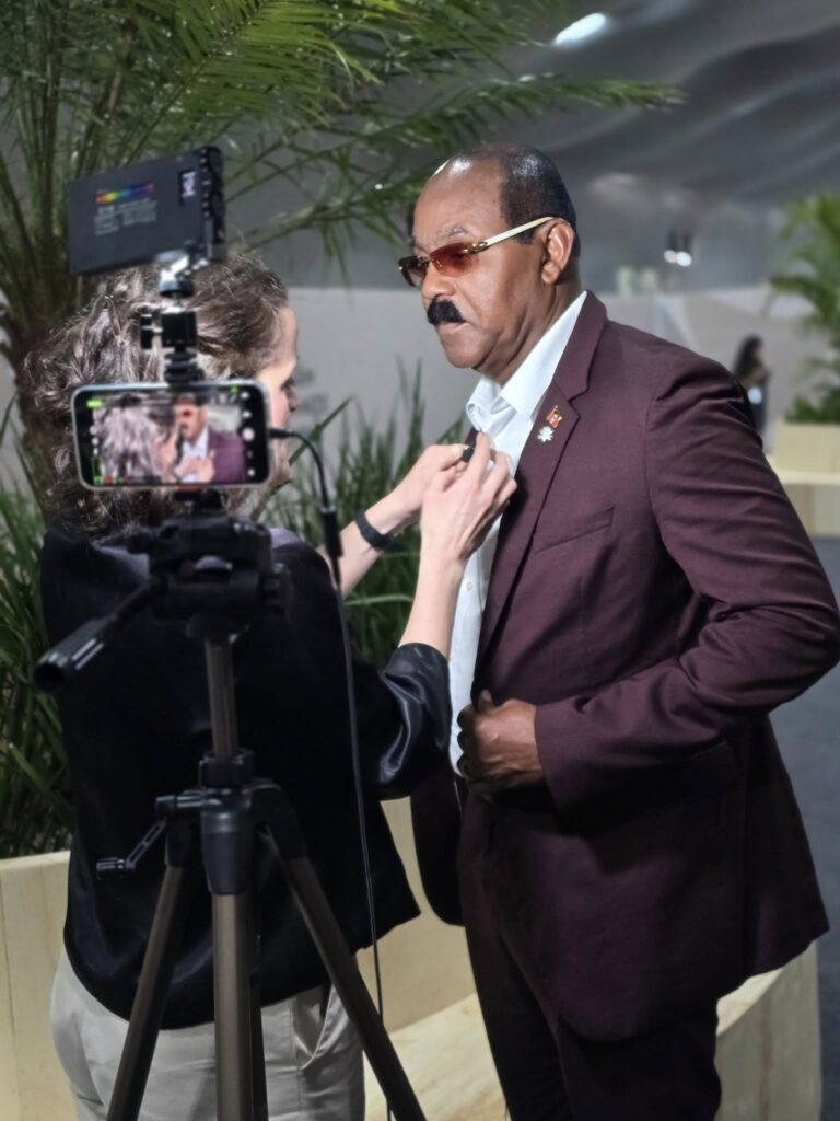 Prime Minister, the Hon. Gaston Browne, continues to champion the priorities of Antigua and Barbuda and other Small Island Developing States at COP30 in Belém, Brazi