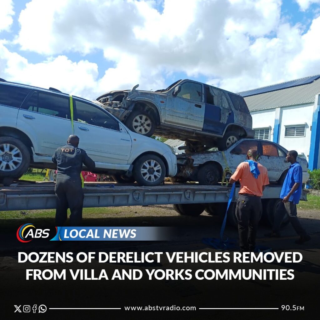 NSWMA Removes Over 48 Abandoned Vehicles in Vila and Yorks as Part of National Clean-Up Drive