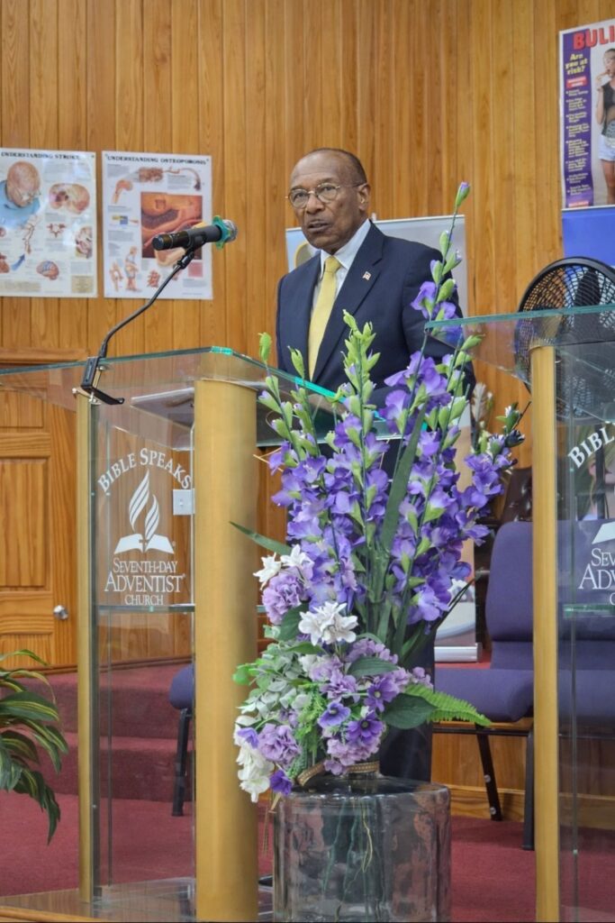 Minister of Health Addresses South Leeward Conference Health Launch