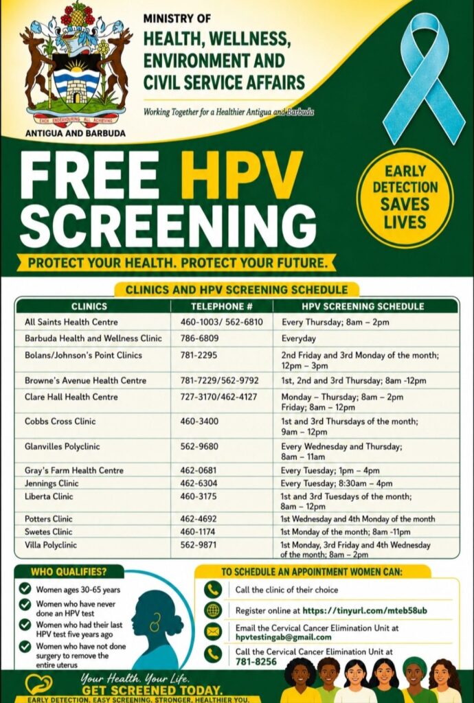 Protect Your Health HPV Screening Across Antigua